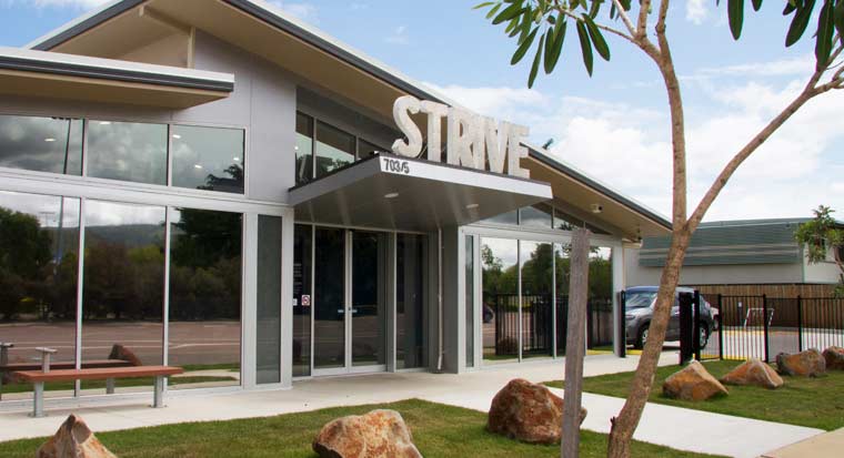 The front of a Strive Health building